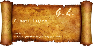 Gusatu Lujza névjegykártya